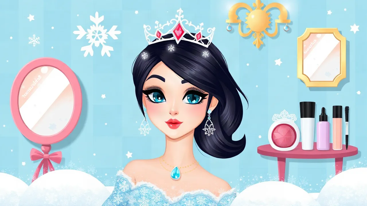 Ice Princess Beauty Spa: The Ultimate Fashion Makeover Game image