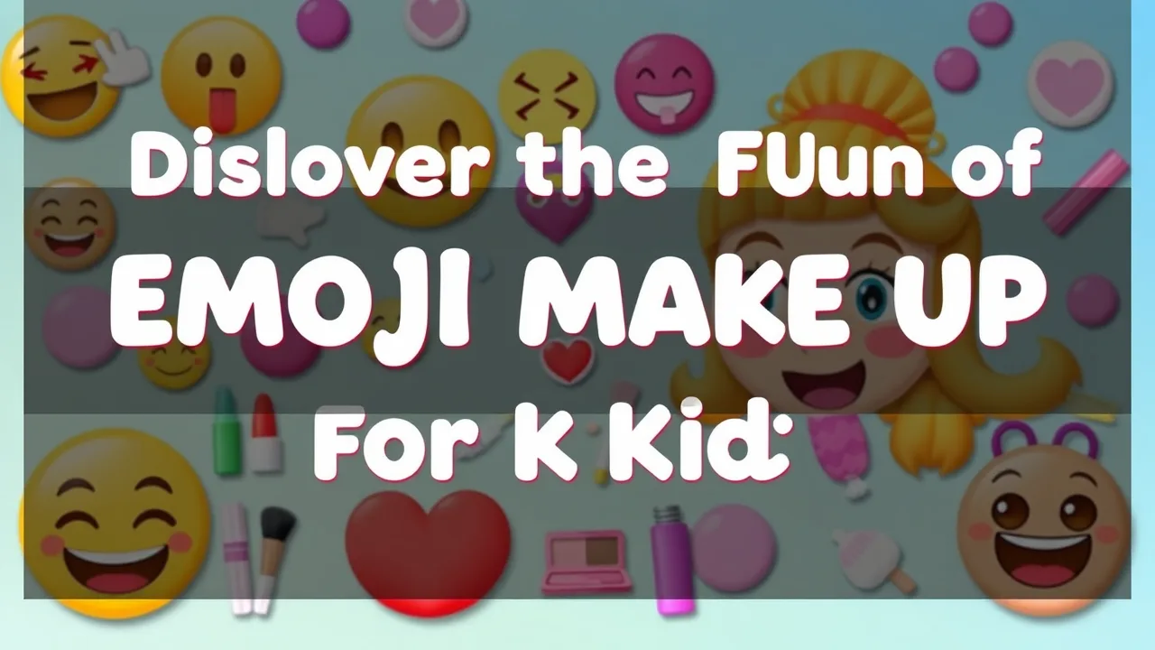 Discover the Fun of Emoji Make Up for Kids image