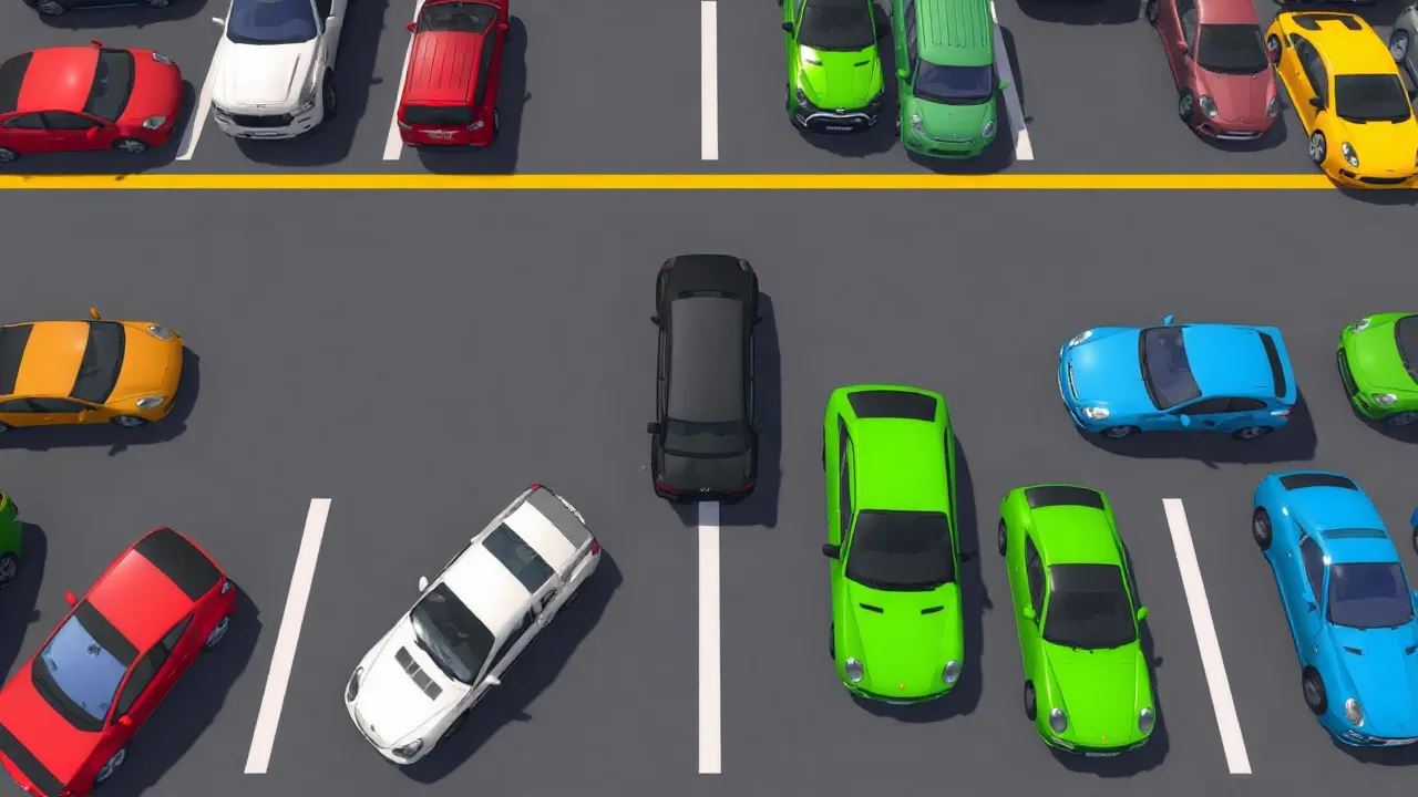 Parking Order: A Brain-Teasing Puzzle Challenge image