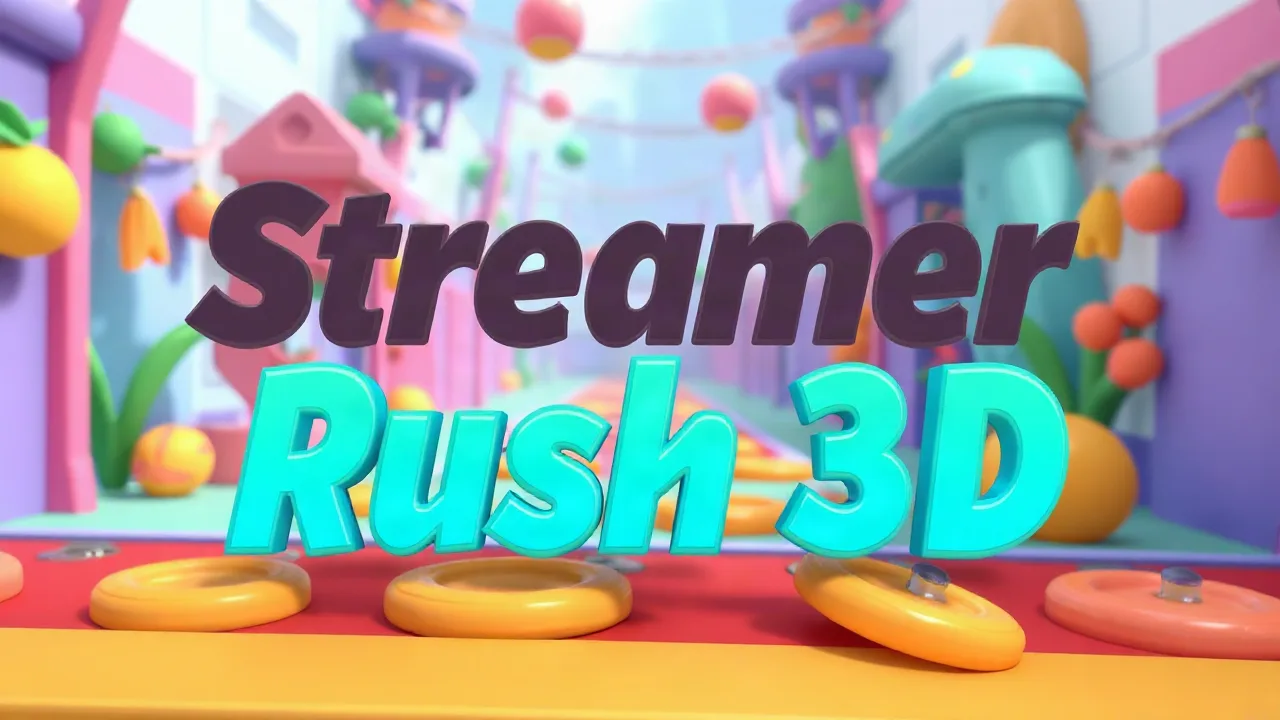 Dress Up and Dash Through Colorful Obstacles in Streamer Rush 3D image
