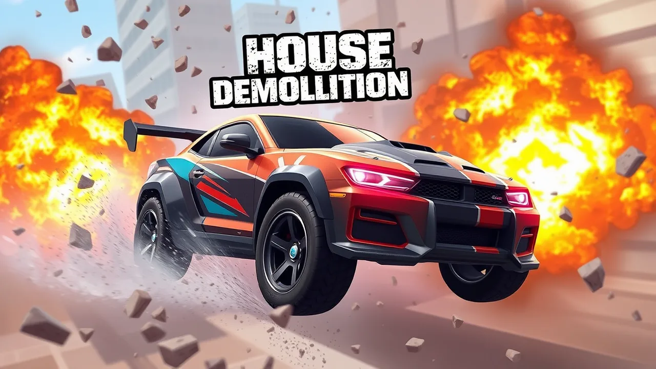 Experience the Ultimate Destruction in House Demolition Car image