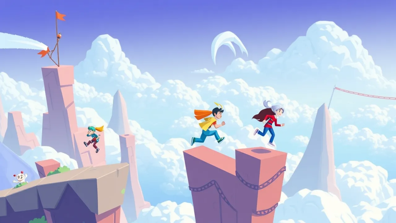 Sky Runners Multiplayer Adventure Puzzle Game image