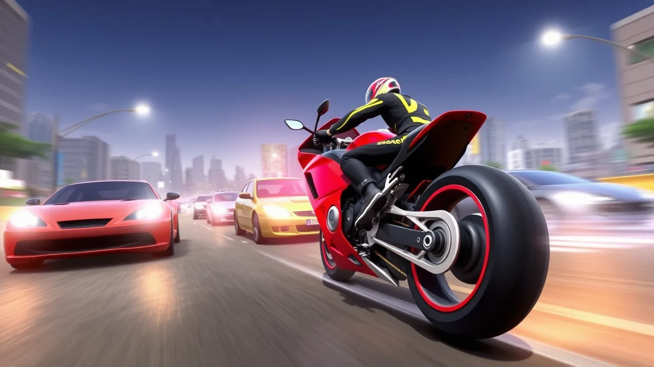 Crazy Wheelie Motorider High Speed Supercar Racing image