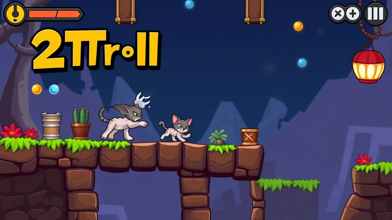 Experience the Fun of 2Troll Cat on Android image
