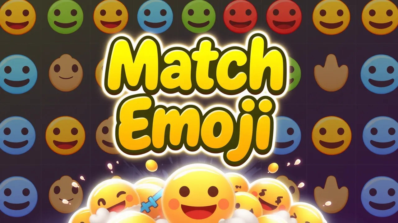 Play Match Emoji and Test Your Matching Skills in This Fun Puzzle Game image