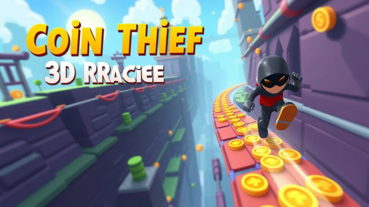 Master the Thrills of Coin Thief 3D Race image