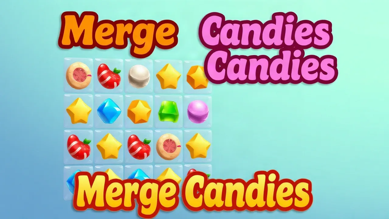 Sweet Puzzle Fun in Merge Candies image