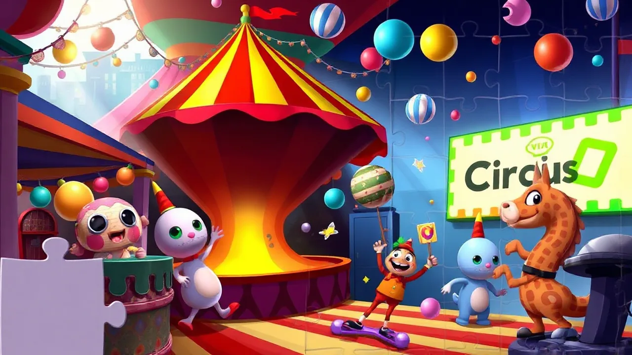 Solve the Puzzles of The Amazing Digital Circus Jigsaw image