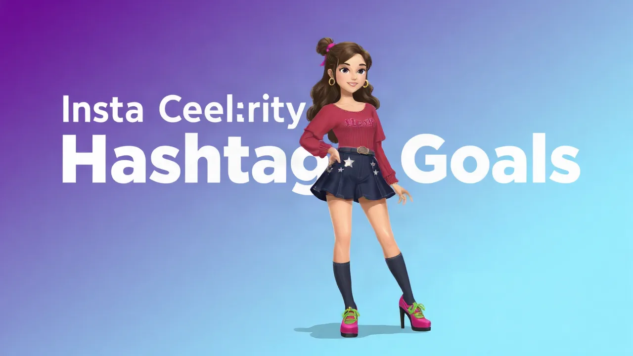 Insta Celebrity Hashtag Goals: Fashion Puzzle Fun image