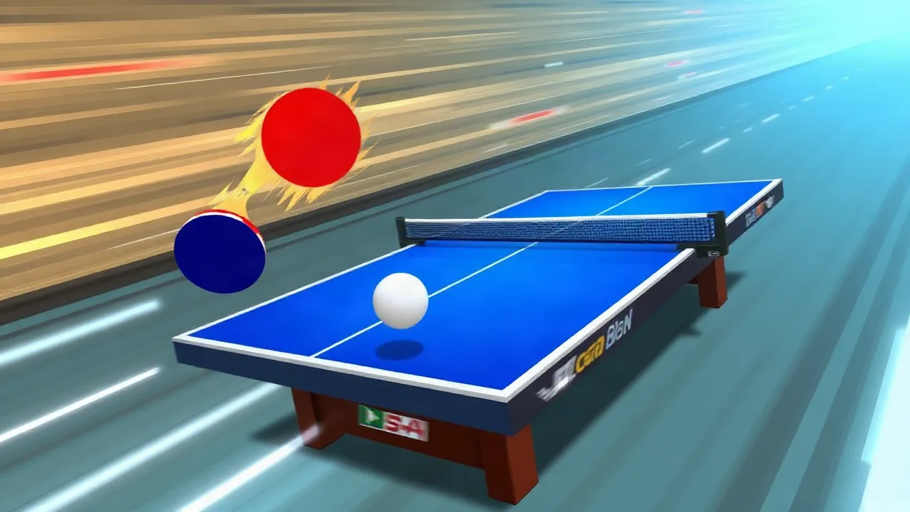 Play the Fast-Paced Extreme Ping Pong Dash Challenge image