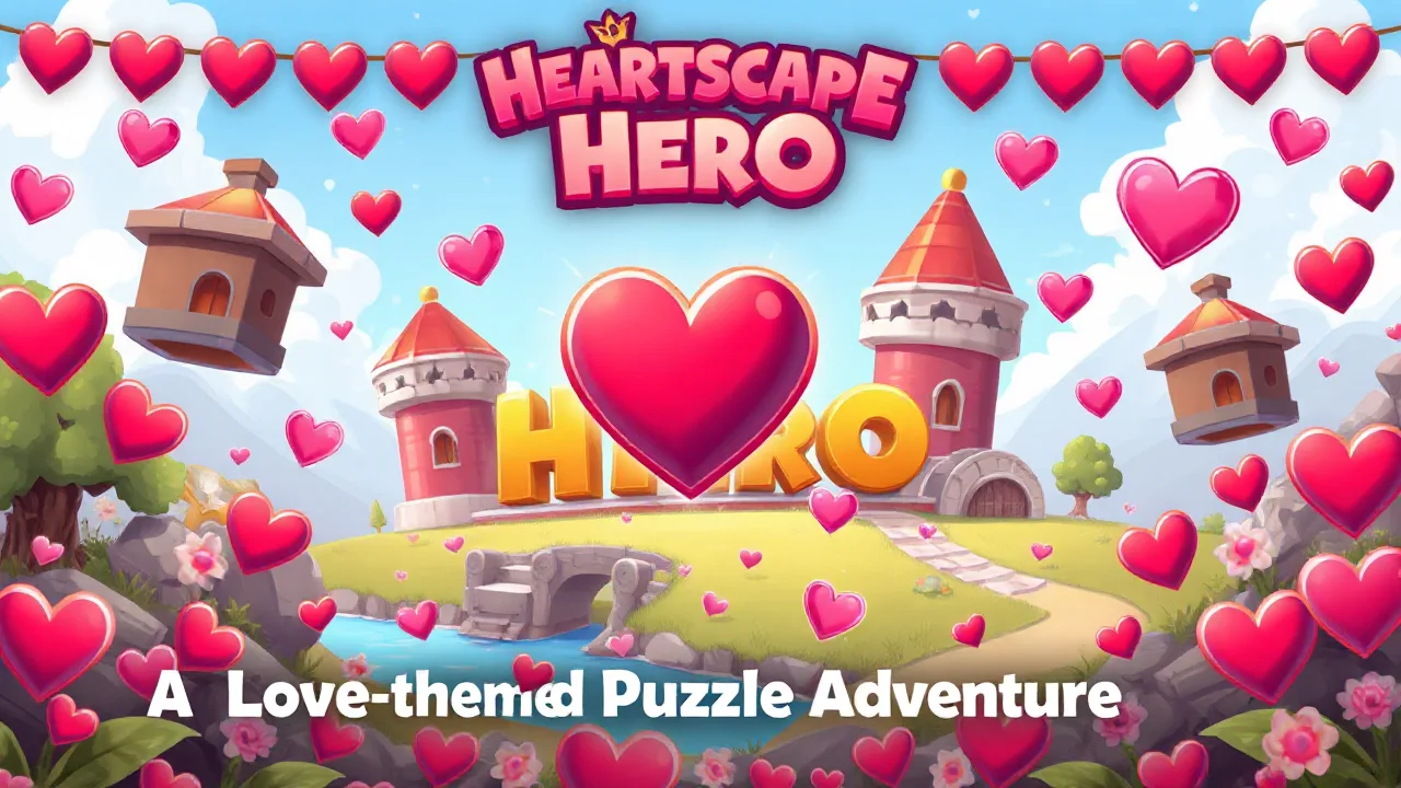 Heartscape Hero: A Love-Themed Puzzle Adventure image