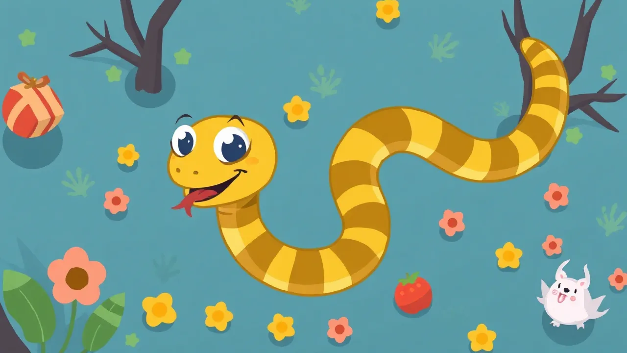 Slither Through Challenges and Collect Fun in Funny Snake image