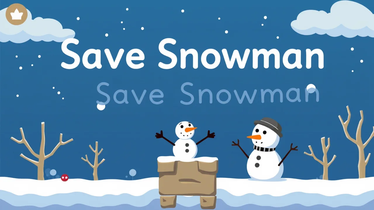 Solve Tricky Puzzles to Save Snowman image