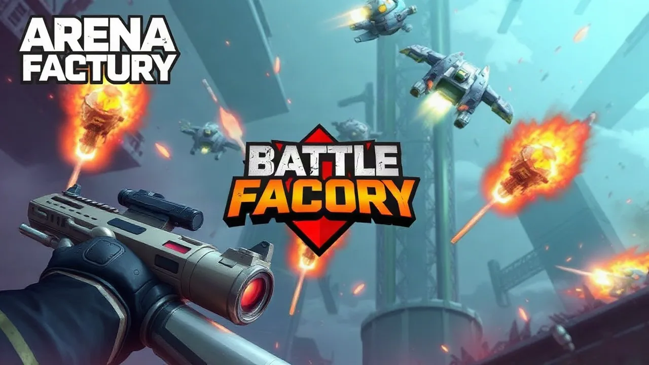 Arena Battle Factory: Top-Down Combat and Click-or-Tap Controls image