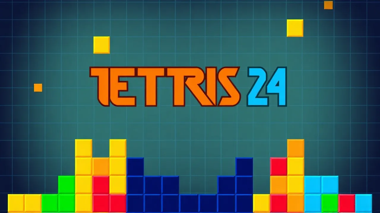 Classic Arcade Revival: Tetris 24 image