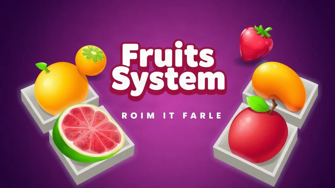 Fruits System: A Fun Puzzle for Kids image
