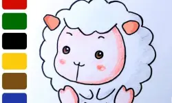 Baby sheep ColoringBook