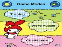 MyMelody ABC Tracing background