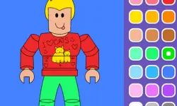Roblox Coloring Game