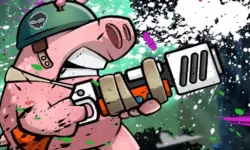 Piggy soldier super adventure