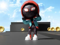 Sky Runner Only Up Parkour background