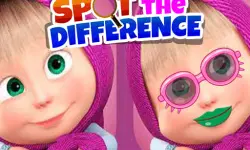 find differences - Masha and bear