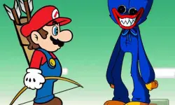Mario vs Huggy Wuggy