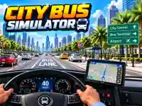 City Bus Simulator Driving Games background