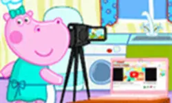Hippo YouTube Desserts Video Filming