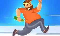 Fat man parkour