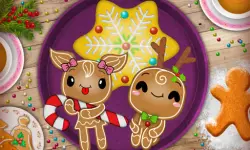 Christmas Gingerbread - Color Me