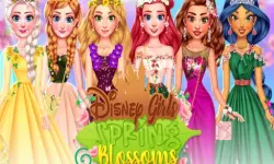 Princess Girls Spring Blossoms