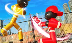 Stickman Police VS Gangsters Street Fight
