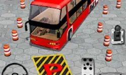Modern Bus Parking - Bus