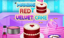 Making Red Velvet Cake