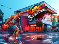Ultimate Hoops Showdown: Basketball Arena background