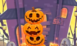 Pumpkin tower halloween