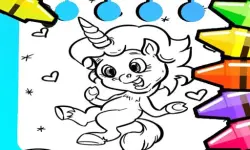 Magical Unicorn Coloring Pages