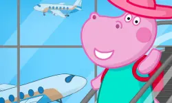 Hippo Family Airport Adventure